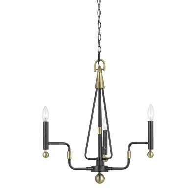 3 Light Candle Style Classic Traditional Chandelier 3 Light Candle Style Classic Traditional Chandelier